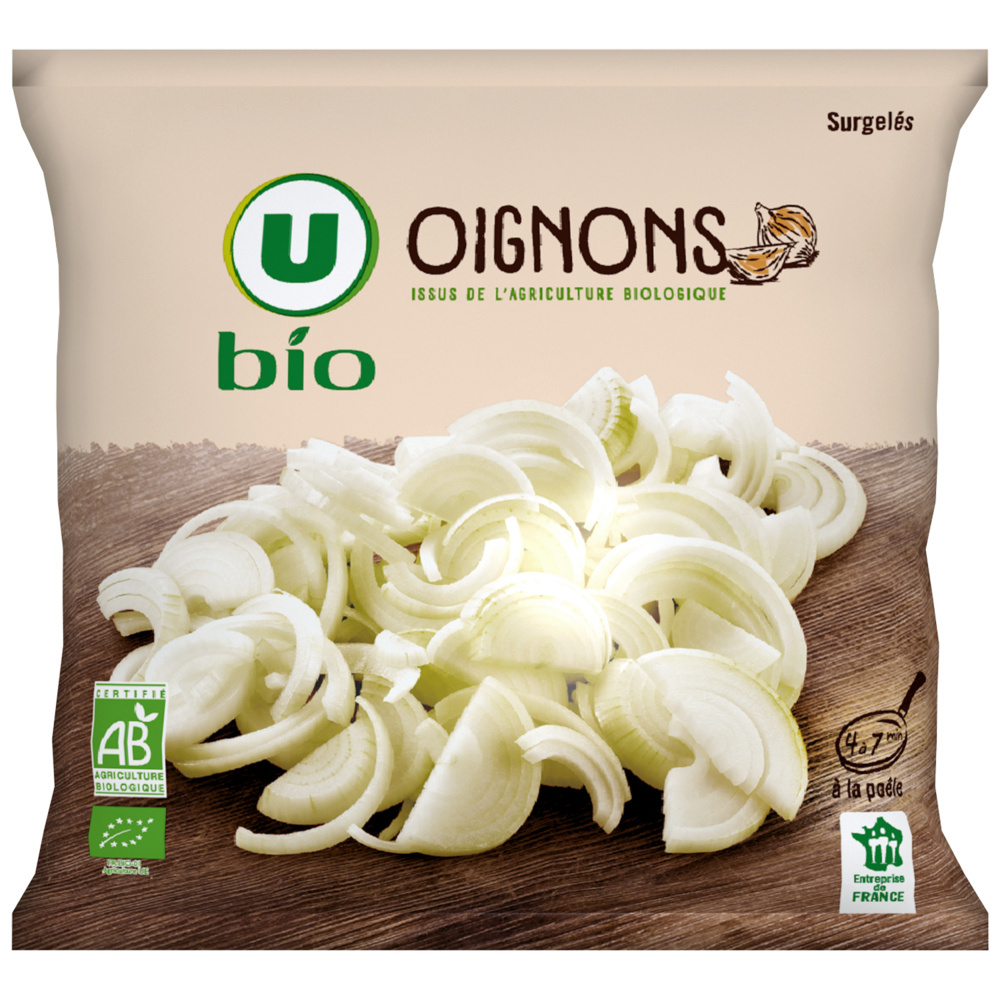 Organic sliced onions U