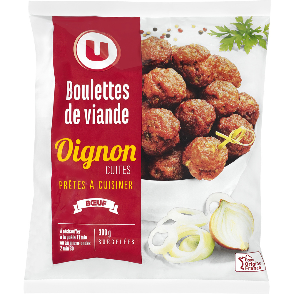 Boulettes de boeuf à l'oignons U