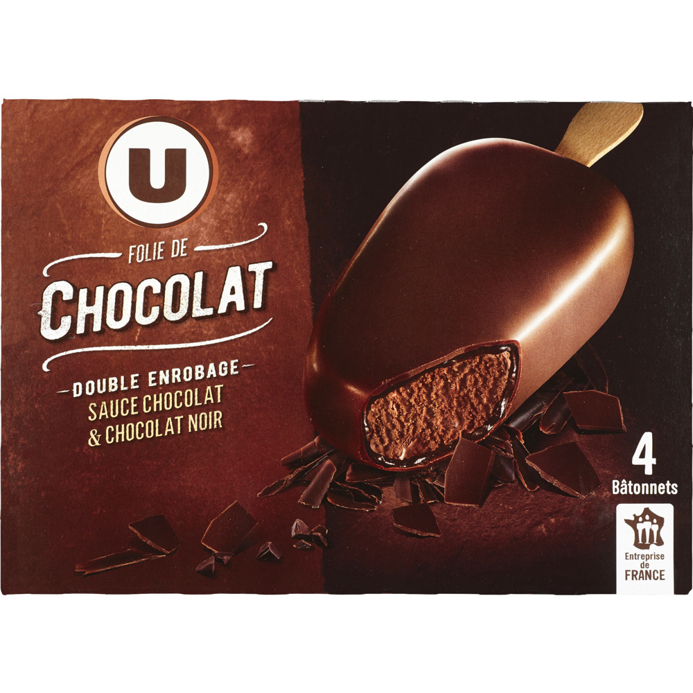 Chocolate madness ice cream sticks U