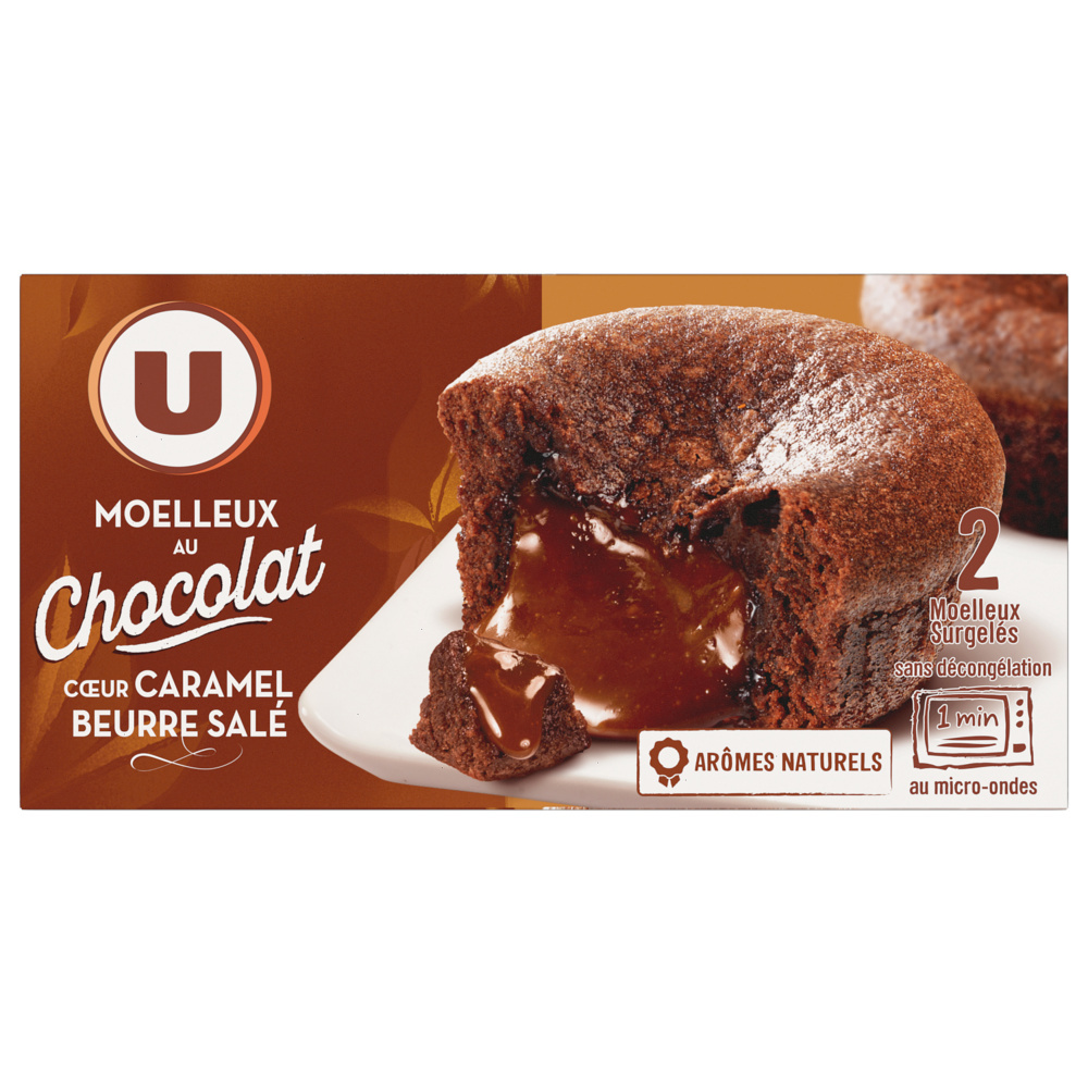 Chocolate cake and salted butter caramel U