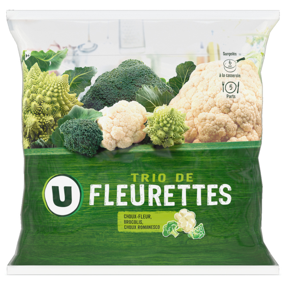 Trio of cabbage florets U