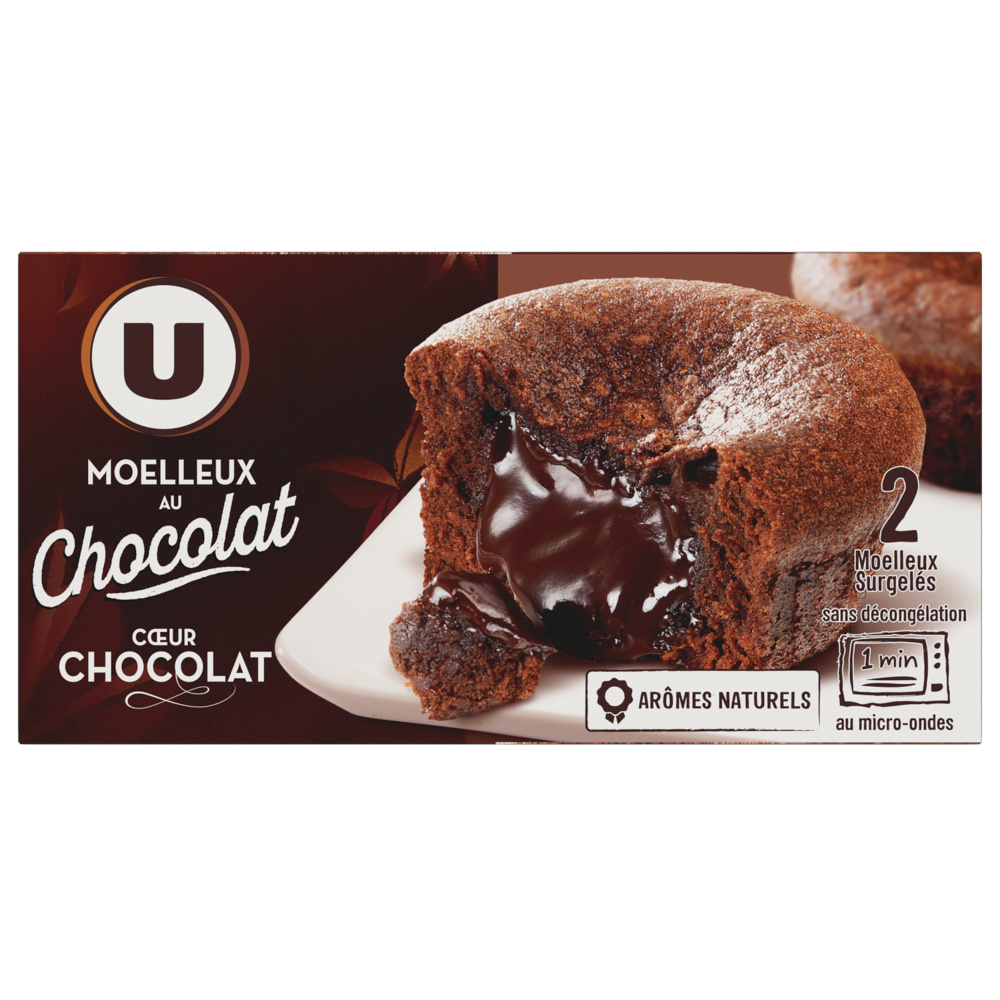 Chocolate cake filled with chocolate U