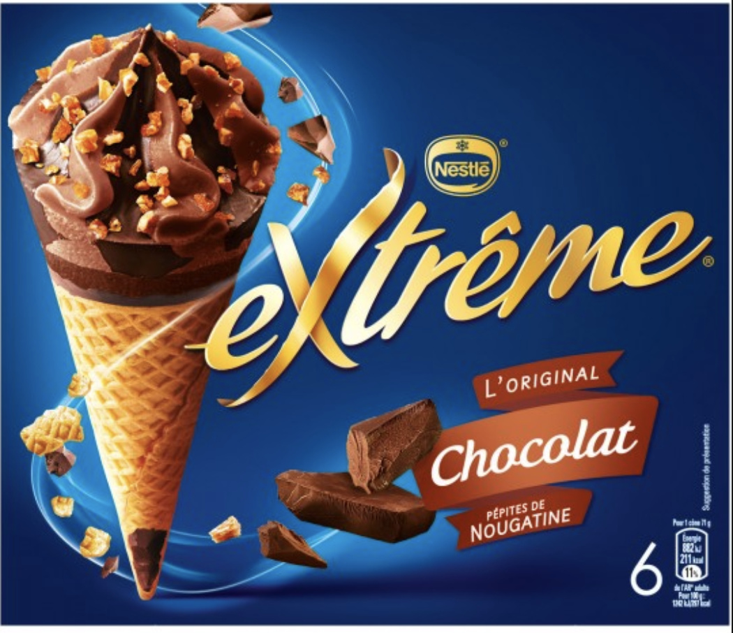 Nestlé chocolate ice cream cones