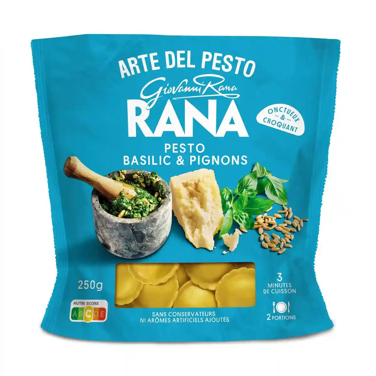 Giovanni Rana ravioles pesto basilic et pignons