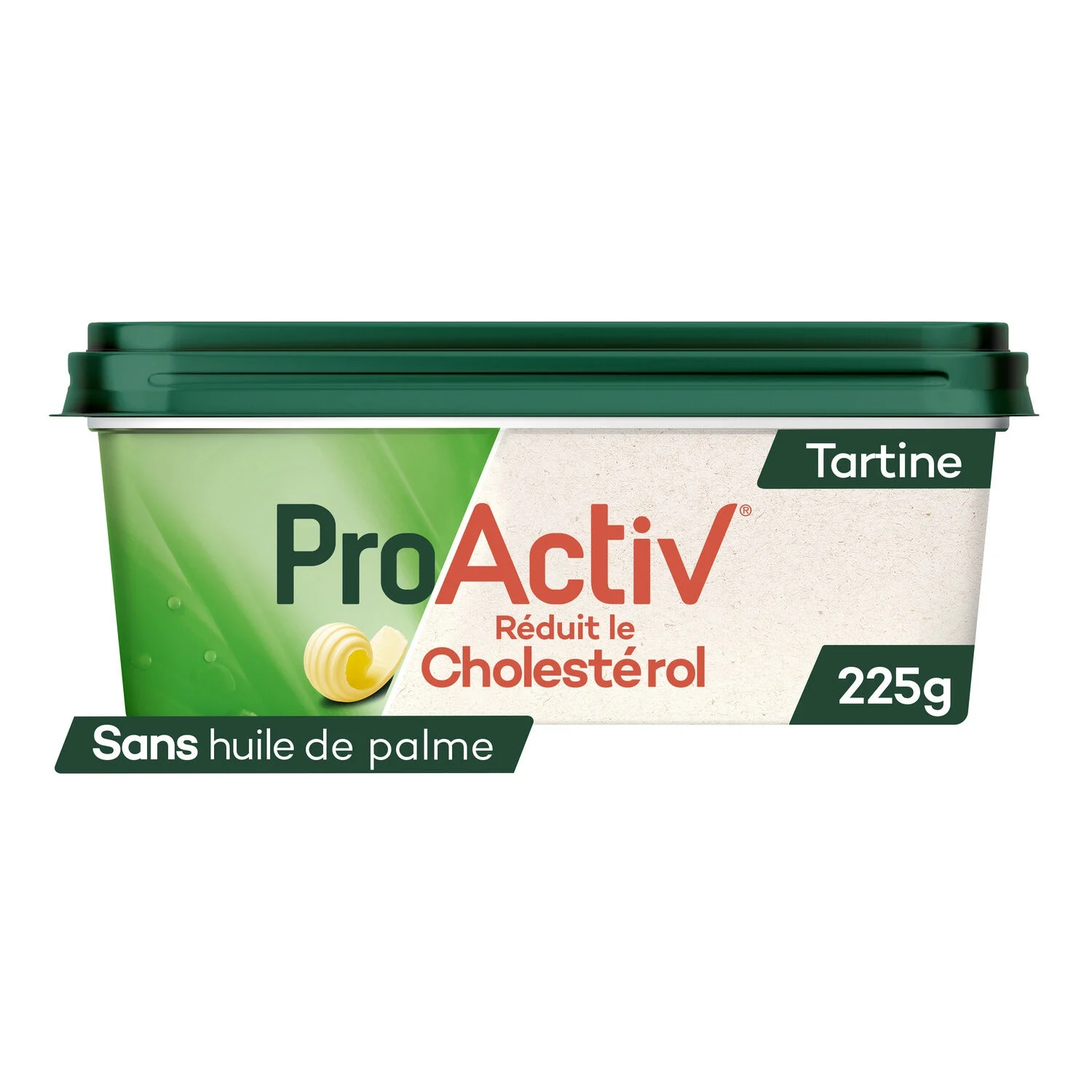 ProActiv Margarine réduit le cholestérol tartine sans huile de palme 