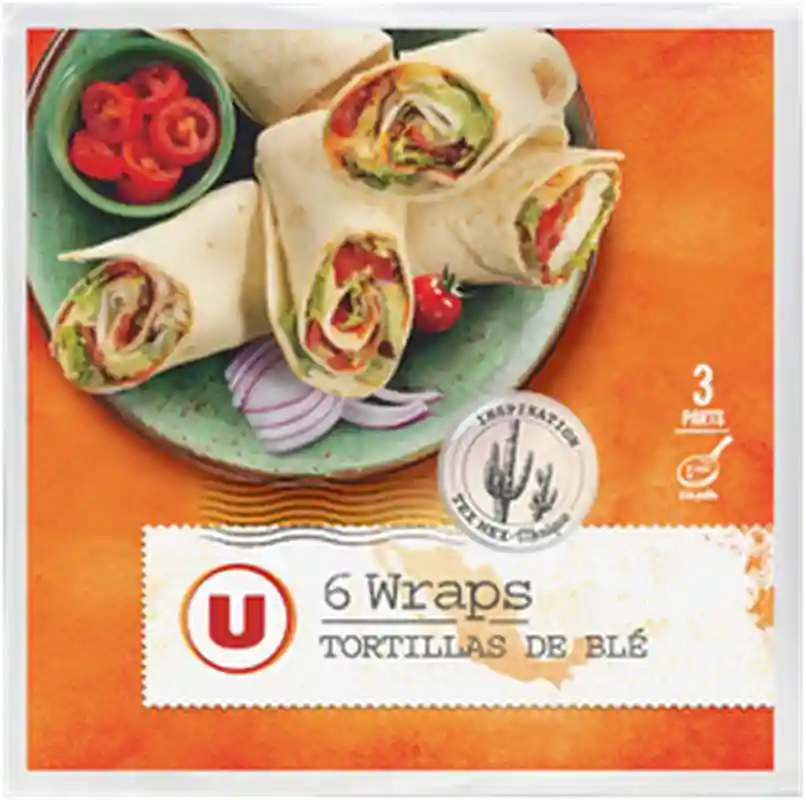 Soft wheat tortilla wraps U