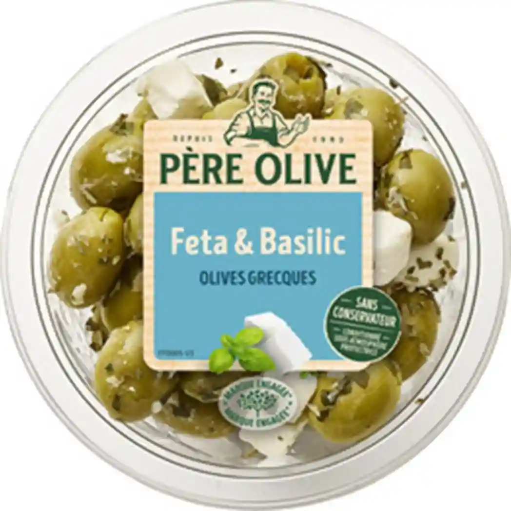 Feta & Basil Olives