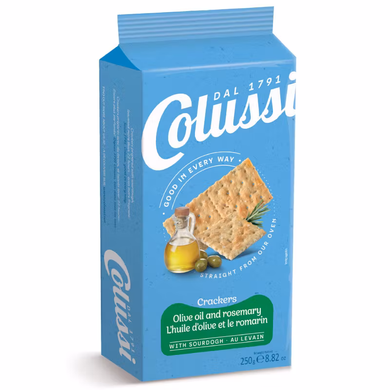 Crackers Colussi huile d'olive et romarin