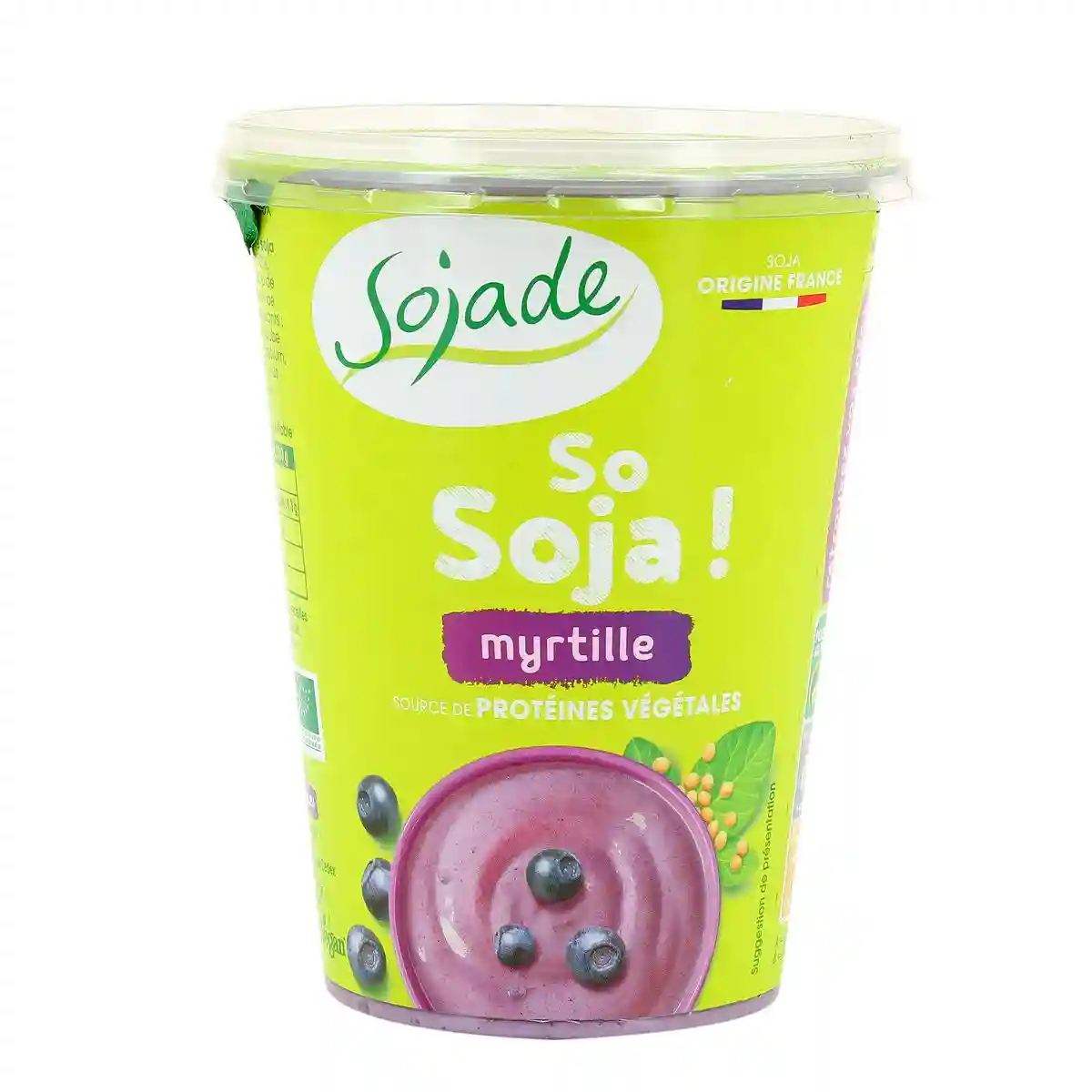 Blueberry soy yogurt 400g - Sojade