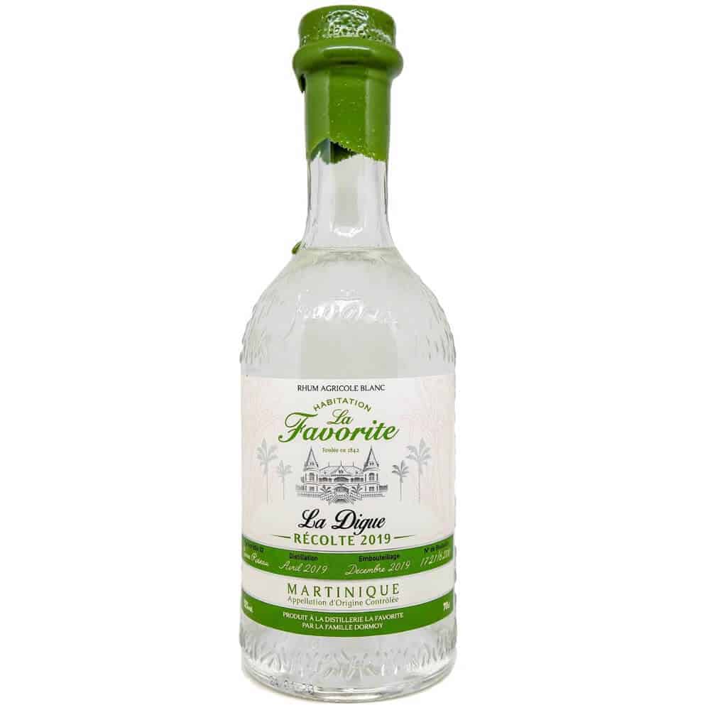 La favorite, rhum agricole martinique, blanc, aoc la digue 52% - 2020 - 70cl 