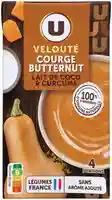 Velouté courge butternut lait de coco & curcuma U