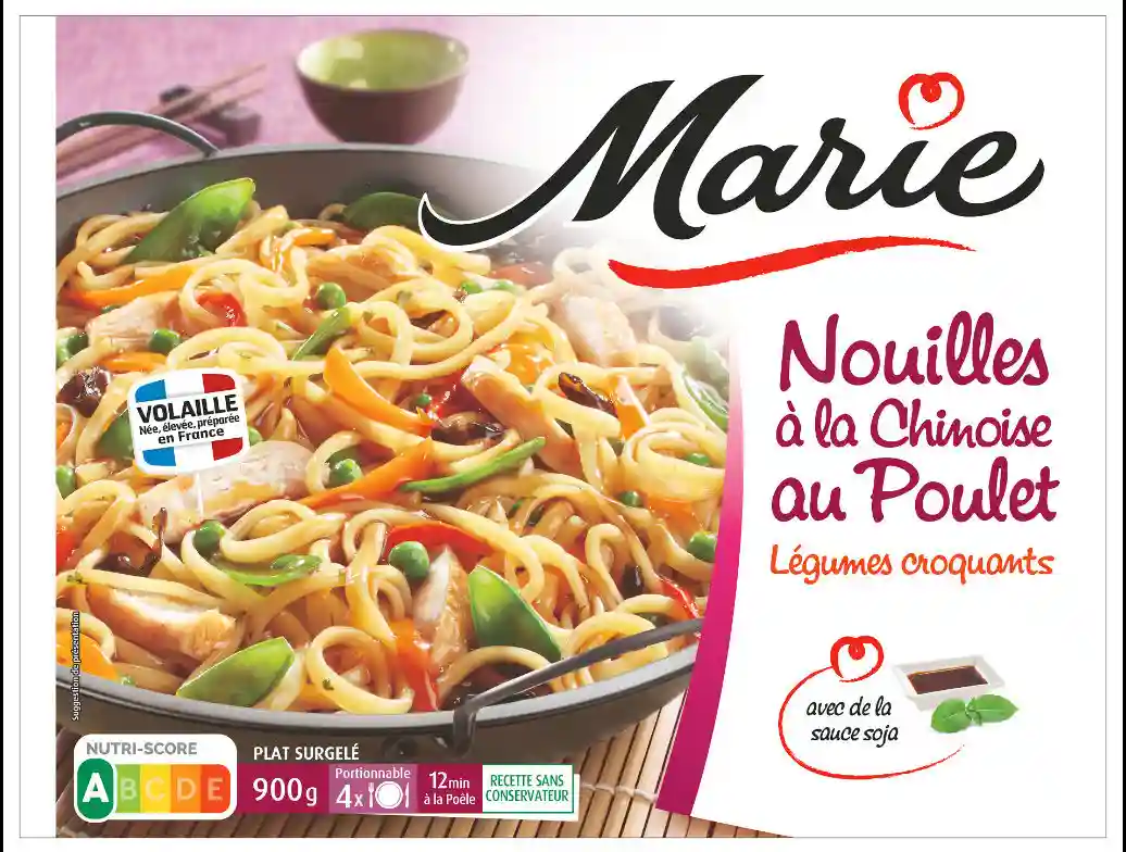  Marie chinese noodles with chicken and crispy vegetables