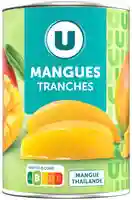 U sliced mangoes