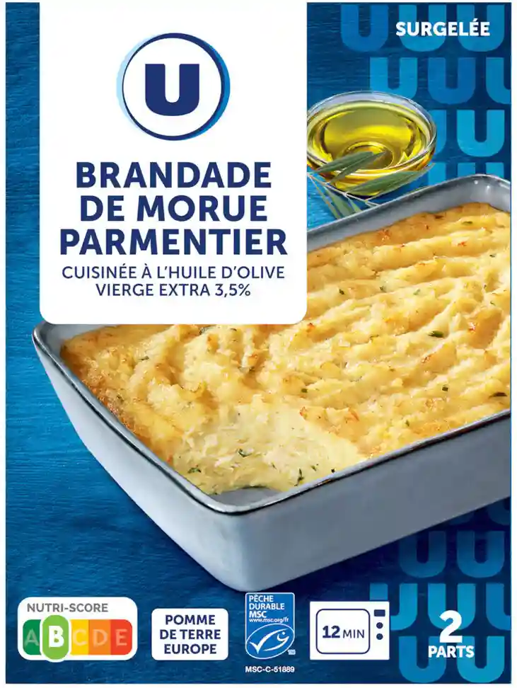Cod brandade parmentier U