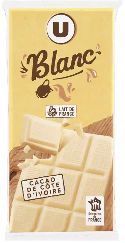 Chocolat blanc U