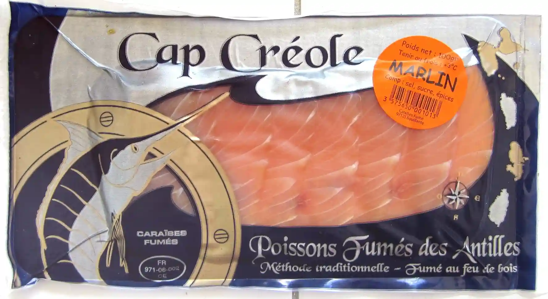 West Indian smoked marlin