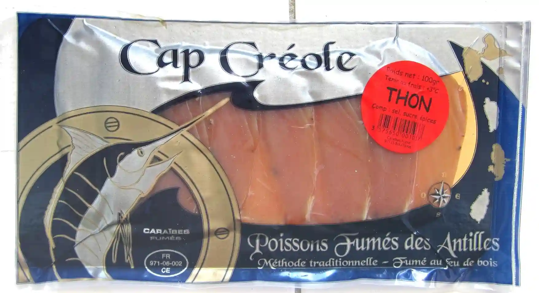 Cap créole west indian smoked tuna