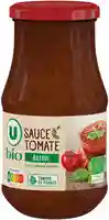 Sauce tomate basilic bio U 