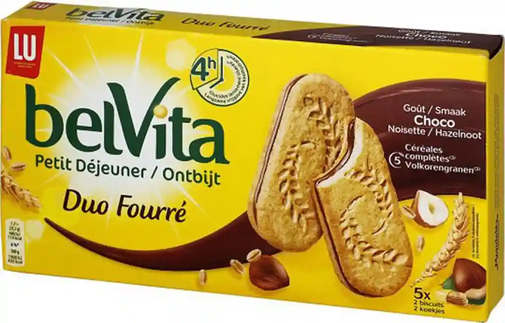 Belvita Duo Fourré Goût Chocolat noisette